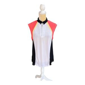Jamie Sadock Bicycle Athletic Top Size Large Flaw